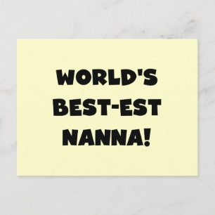 De de zwarte T-shirts en Giften van Nanna van het Briefkaart