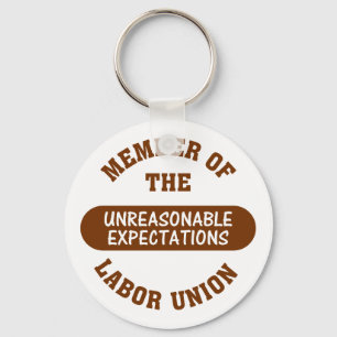 De deadline van dit project is volstrekt onredelij sleutelhanger