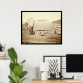 De Deadwood Reduction Works SD 1890 Poster (Thuiskantoor)