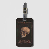 De Death Tarot Kaart Bagagelabel (Voorkant (verticaal))