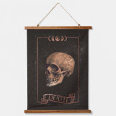 De Death Tarot Kaart Hangend Wandkleed (Voorkant)