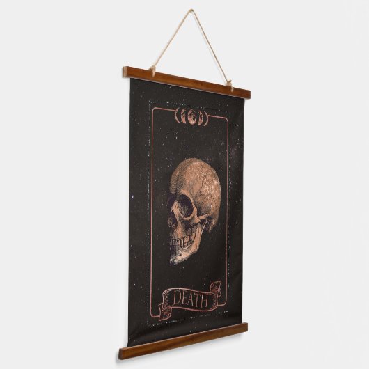 De Death Tarot Kaart Hangend Wandkleed (Gebogen)