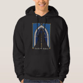 De Deathly Hallows-mantel, toverstaf en steen Hoodie (Voorkant)