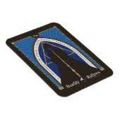 De Deathly Hallows-mantel, toverstaf en steen Magneet (Rechterzijde)