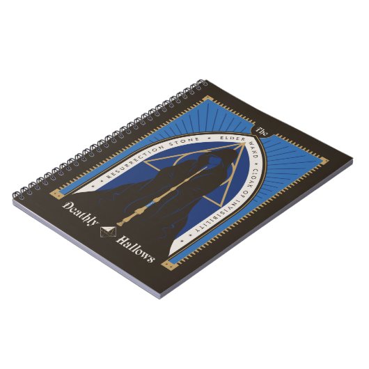 De Deathly Hallows-mantel, toverstaf en steen Notitieboek (Linkerzijde)