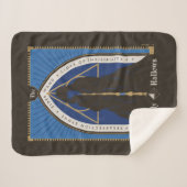 De Deathly Hallows-mantel, toverstaf en steen Sherpa Deken (Voorkant (horizontaal))