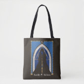 De Deathly Hallows-mantel, toverstaf en steen Tote Bag (Voorkant)