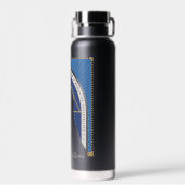 De Deathly Hallows-mantel, toverstaf en steen Waterfles (Achterkant)