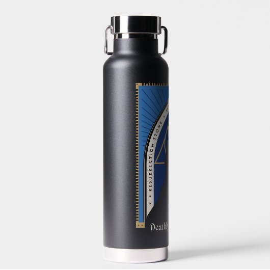 De Deathly Hallows-mantel, toverstaf en steen Waterfles (Voorkant)