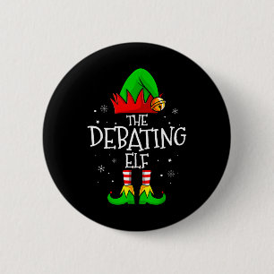 De Debatterende Elf Groep Overeenkomen Familie Ker Ronde Button 5,7 Cm