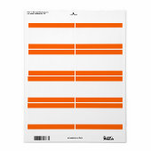 De debra Professional Classic Modern Stripes Etiket (Full Sheet)