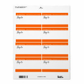 De debra Professional Classic Modern Stripes Etiket (Full Sheet)