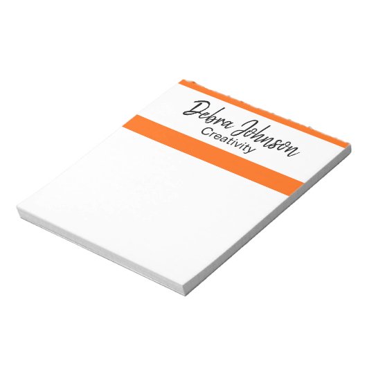 De debra Professional Classic Modern Stripes Notitieblok (Linkerzijde)