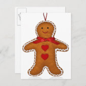 De decoratie van de het manKerstboom van de Feestdagenkaart (Voorkant / Achterkant)