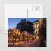 De Decoratie van het Gazon van Kerstmis van het Feestdagenkaart (Voorkant / Achterkant)