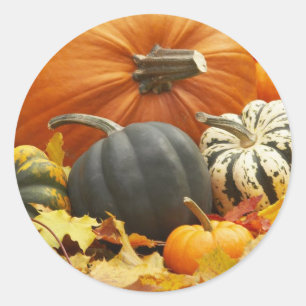 De Decoratie van oktober Ronde Sticker