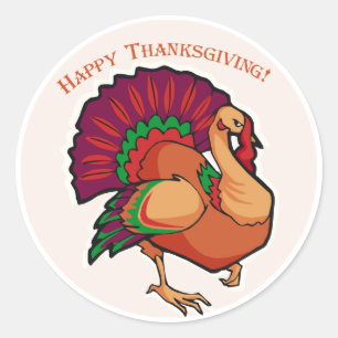 De Decoratie van Turkije Ronde Sticker
