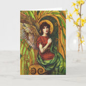 De decoratieve Kaart van de Groeten van het (Gele Bloem)