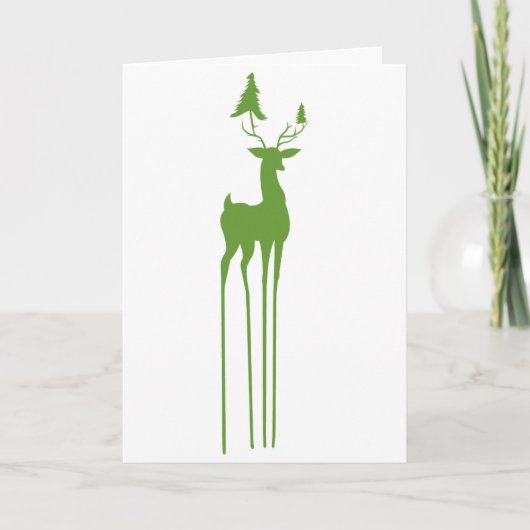 De decoratieve Kaart van de Vakantie van Kerstmis (Voorkant)