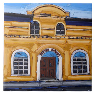 De decoratieve Teatro Carmen-tegel Tegeltje