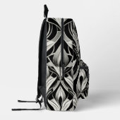 De decoratieve zwart-wit bedrukte rugzak (Links)