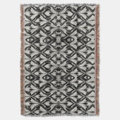 De decoratieve zwart-wit deken (Voorkant Verticaal)