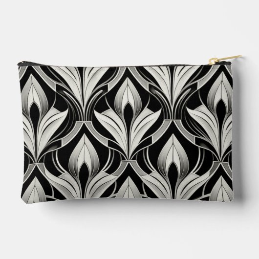 De decoratieve zwart-wit etui (Achterkant)