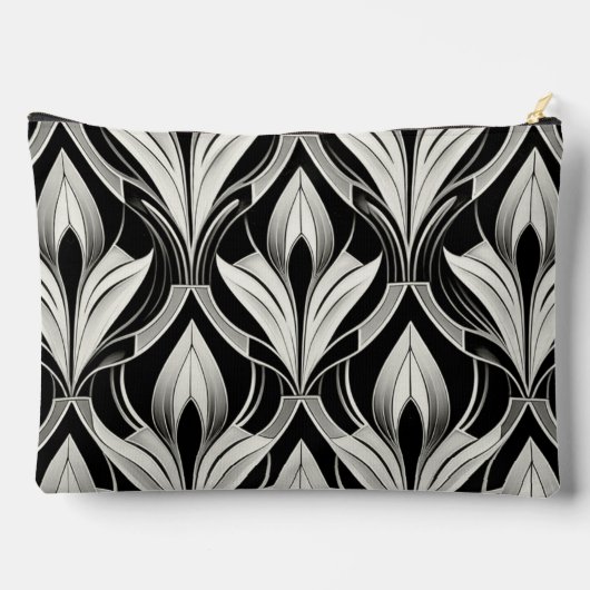 De decoratieve zwart-wit etui (Achterkant)