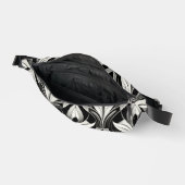 De decoratieve zwart-wit heuptasje (Open)