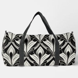 De decoratieve zwart-wit plunjezak