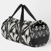 De decoratieve zwart-wit plunjezak (Rechterhoek)