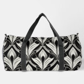 De decoratieve zwart-wit plunjezak (Achterkant)