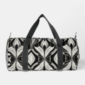 De decoratieve zwart-wit plunjezak (Achterkant)