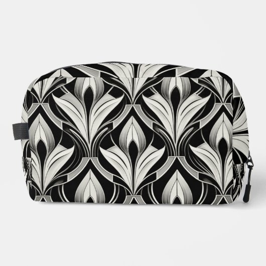 De decoratieve zwart-wit toilettasje (Voorkant)