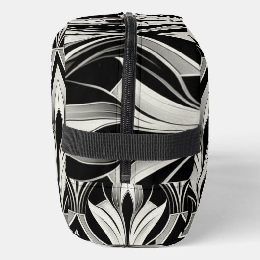 De decoratieve zwart-wit toilettasje (Links)