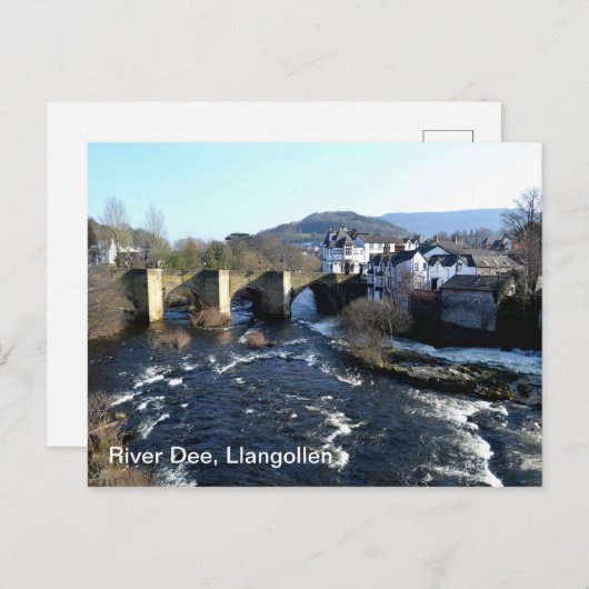 De Dee in Llangollen Briefkaart (Voorkant / Achterkant)