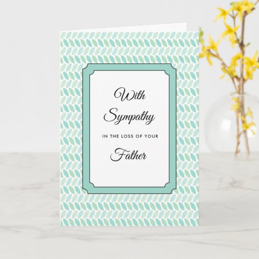 De Deelneming van de sympathie voor Vader of Kaart (Gele Bloem)