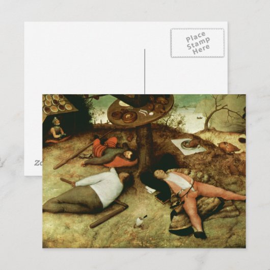 De deelstaat Cockaigne - 1567 Briefkaart (Voorkant / Achterkant)