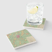 De deelstaat Moriah of Jeruzalem Stenen Onderzetter (Zijkant)