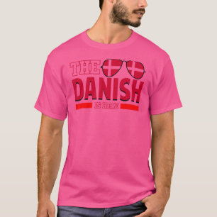 De Deen is hier Dansk Denemarken 1 T-shirt