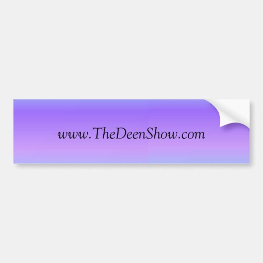 De Deen Show Bumpersticker (Voorkant)