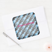 De Deen Vierkante Sticker (Envelop)