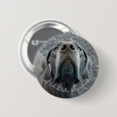 De Deense Neus Knop Ronde Button 5,7 Cm (Voorkant /achterkant)