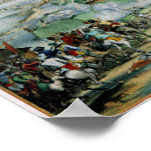 De Deense overwinning op Kristianstadt 1675 Poster (Hoek)