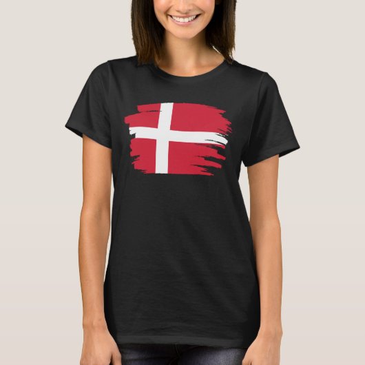 De Deense vlag T-Shirt (Voorkant)
