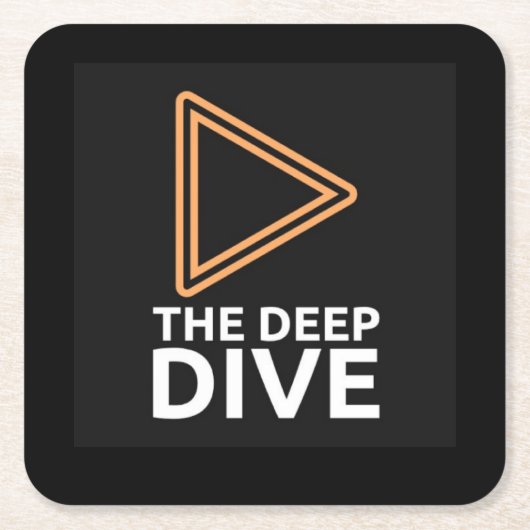 De Deep Dive Stubby houder Kartonnen Onderzetters (Voorkant)