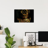 De DEEP draaien Poster (Thuiskantoor)