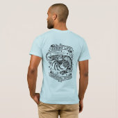 De Deep Sea Drifter | Sailor Jerry Shrimp Flash T T-shirt (Achterkant volledig)