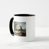 De Deer Hunt, 1718 Mok (Voorkant links)