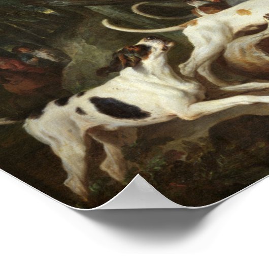 De Deer Hunt, 1718 Poster (Hoek)